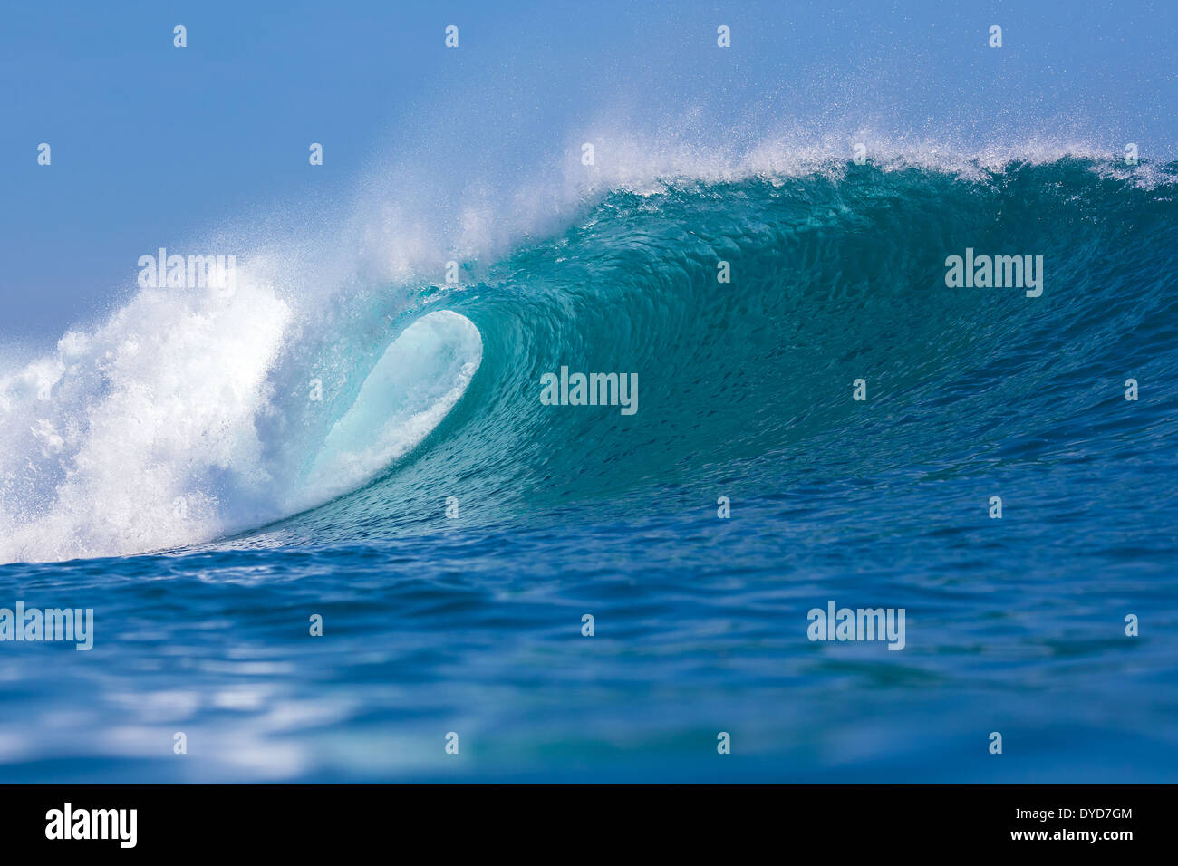 Surfing at GLand surf area. Java island. Indonesia Stock Photo Alamy