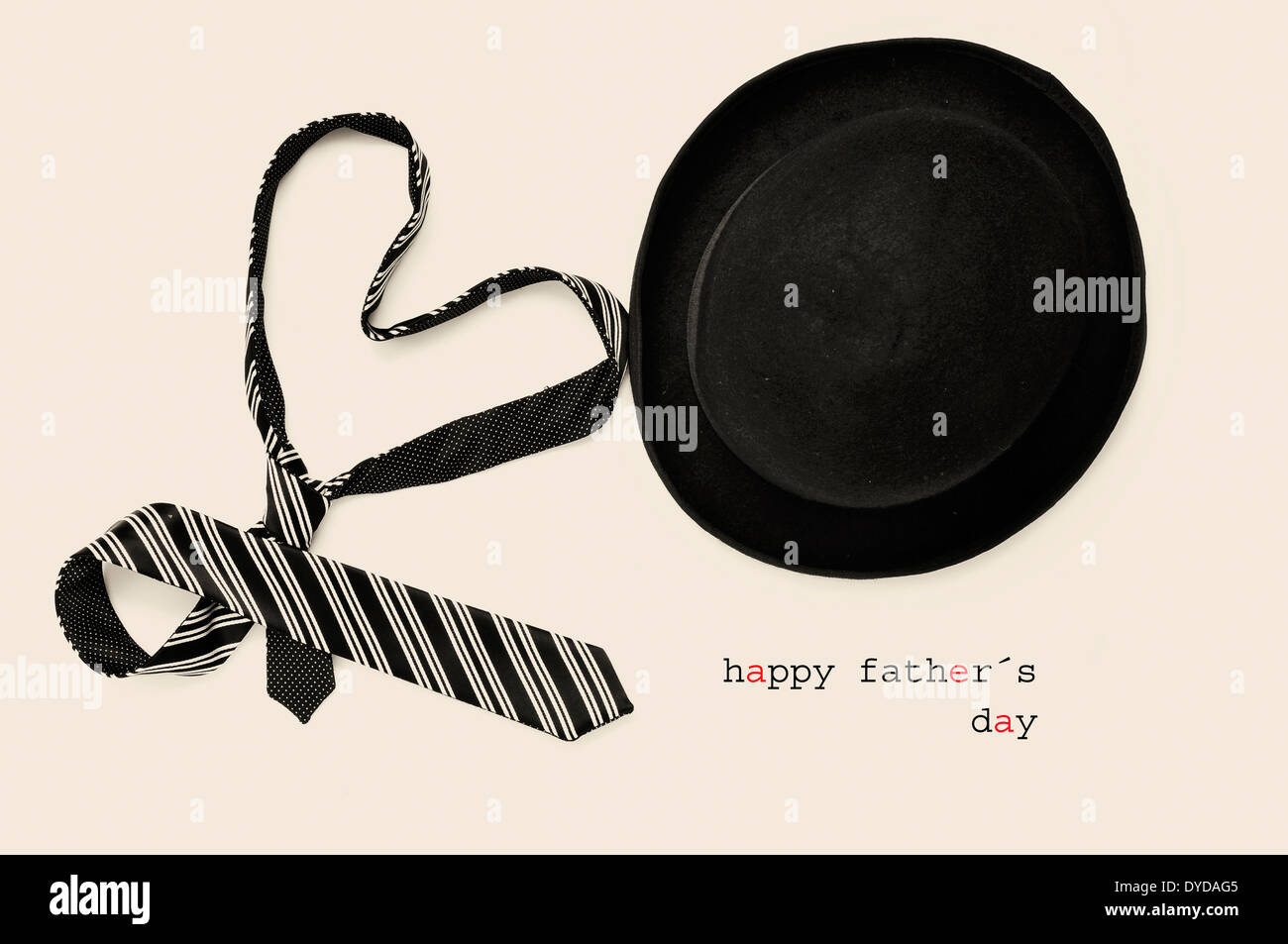 Happy Fathers Day Bow Tie Hat Stock Photo 2308889309
