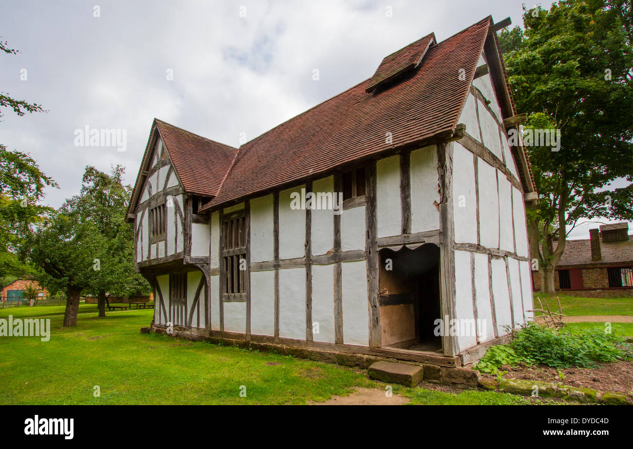 16th Century Merchant's House at Avoncroft Museum of Buildings. Stock Photo
