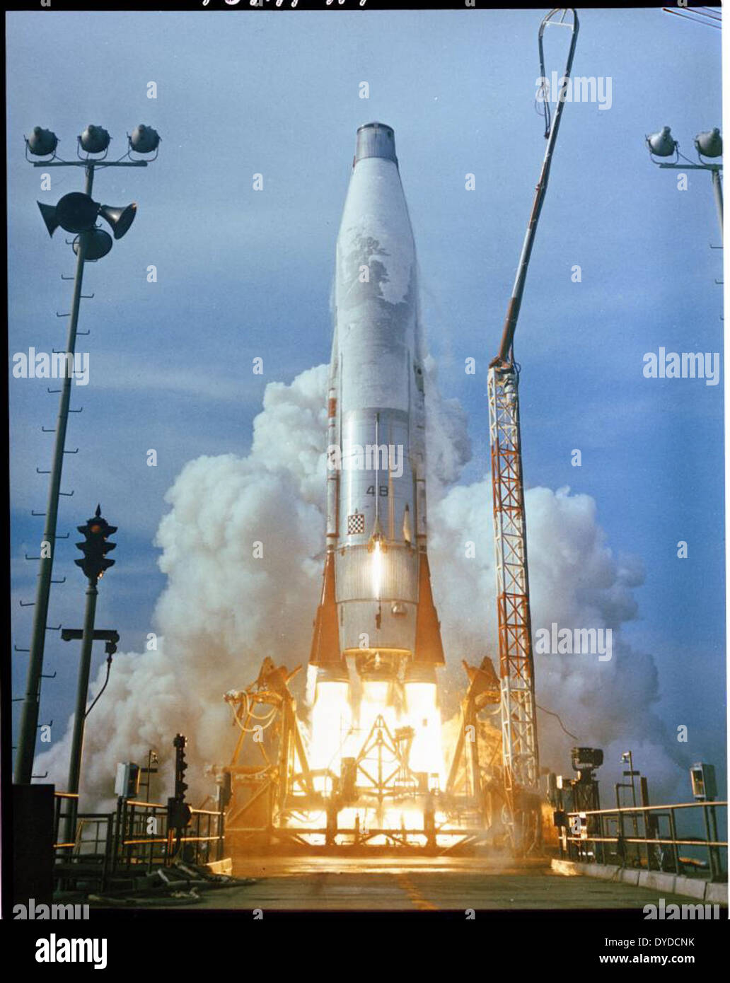 Atlas ICBM Launch Stock Photo Alamy