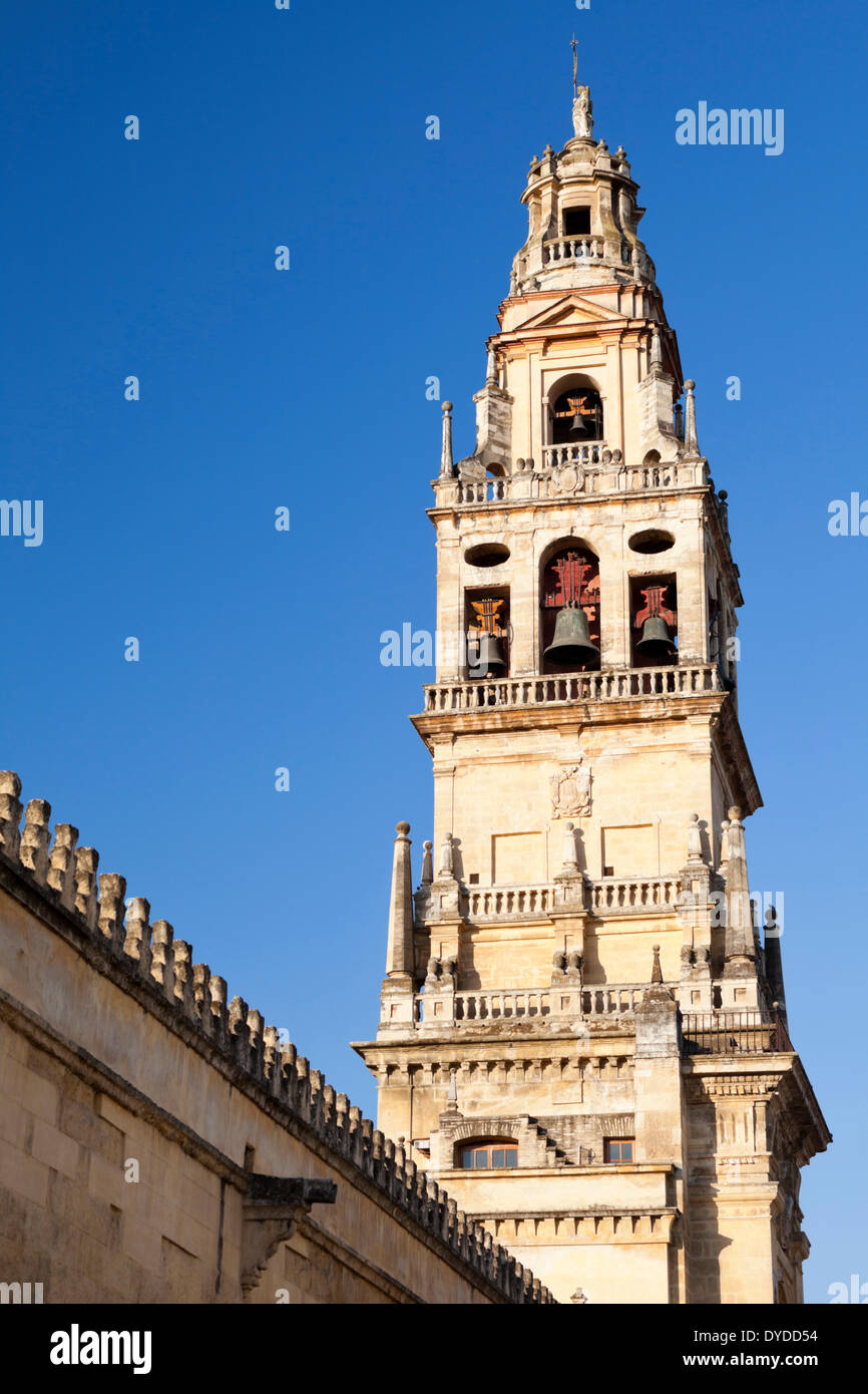 Bell tower of the Great Mosque of Cordoba. Stock Photo