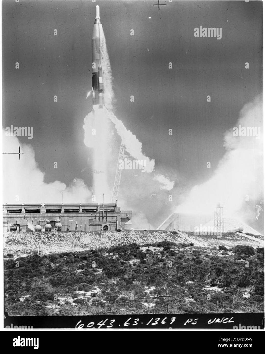 Atlas ICBM Launch Stock Photo Alamy
