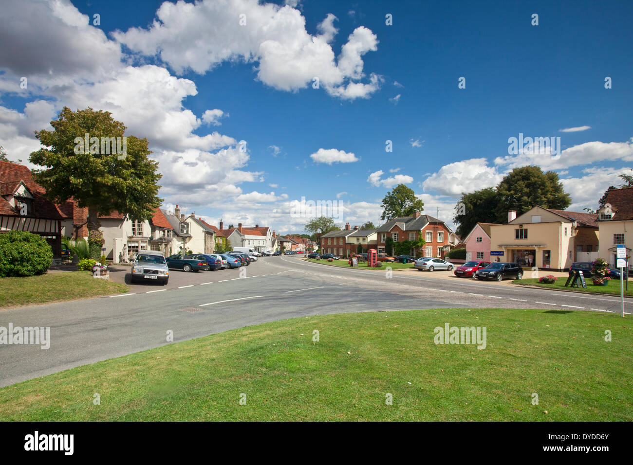 The picturesque village of Cavendish in Suffolk Stock Photo Alamy