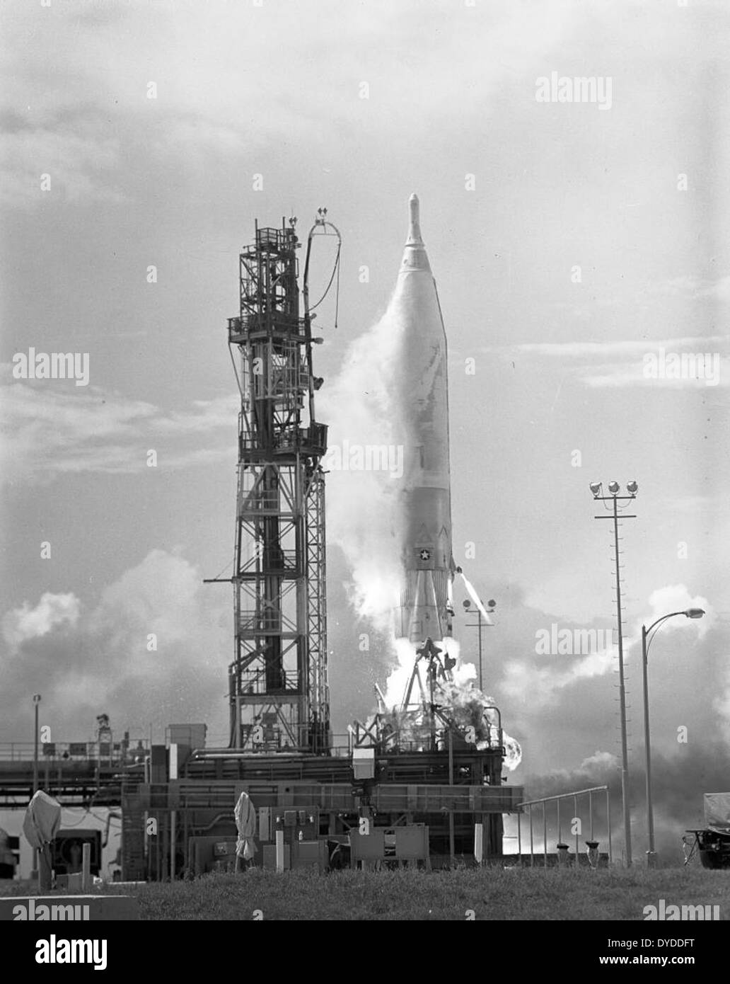 Cold War Rocket Launch Colorised The Atlas 79D launch was part of a series of U.S. missile and space ...