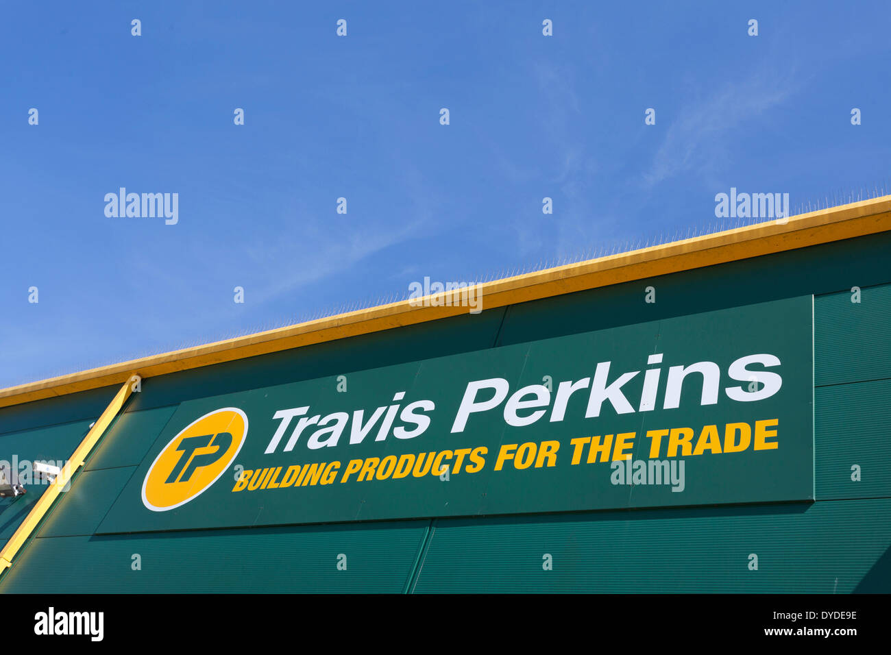Travis Perkins signage. Stock Photo