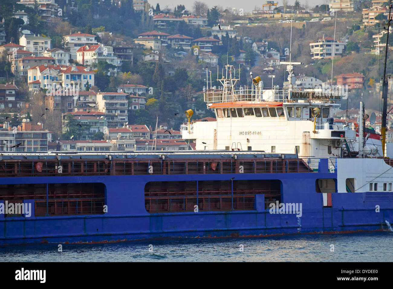 Shipping on the Bosphorus, Istanbul, Turkey. Stock Photo