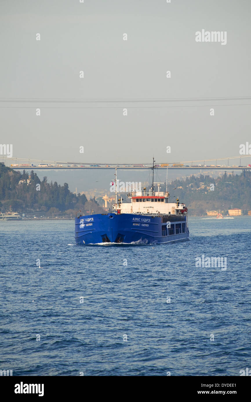 Shipping on the Bosphorus, Istanbul, Turkey. Stock Photo