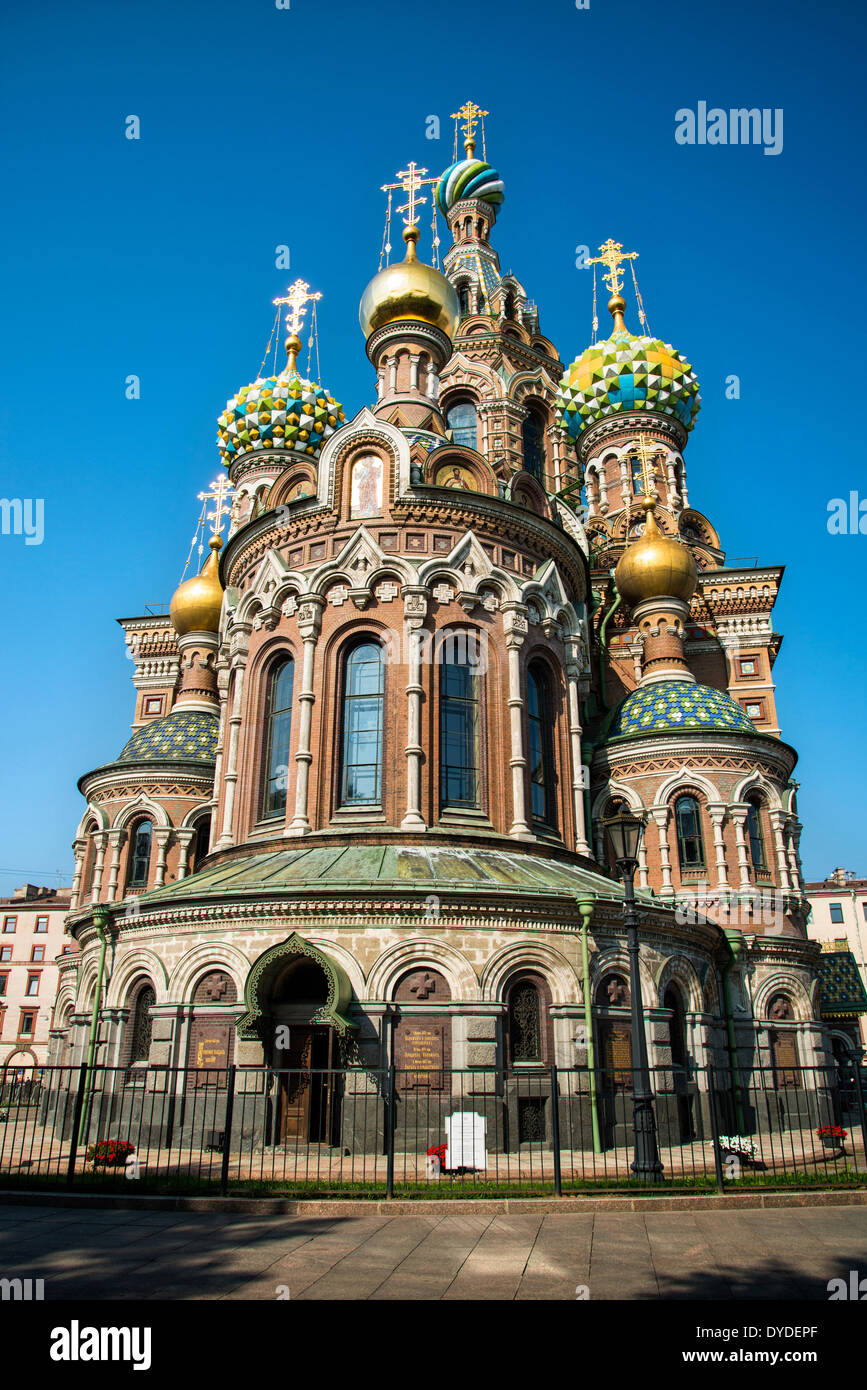 The Church of the Savior on Spilled Blood. Stock Photo