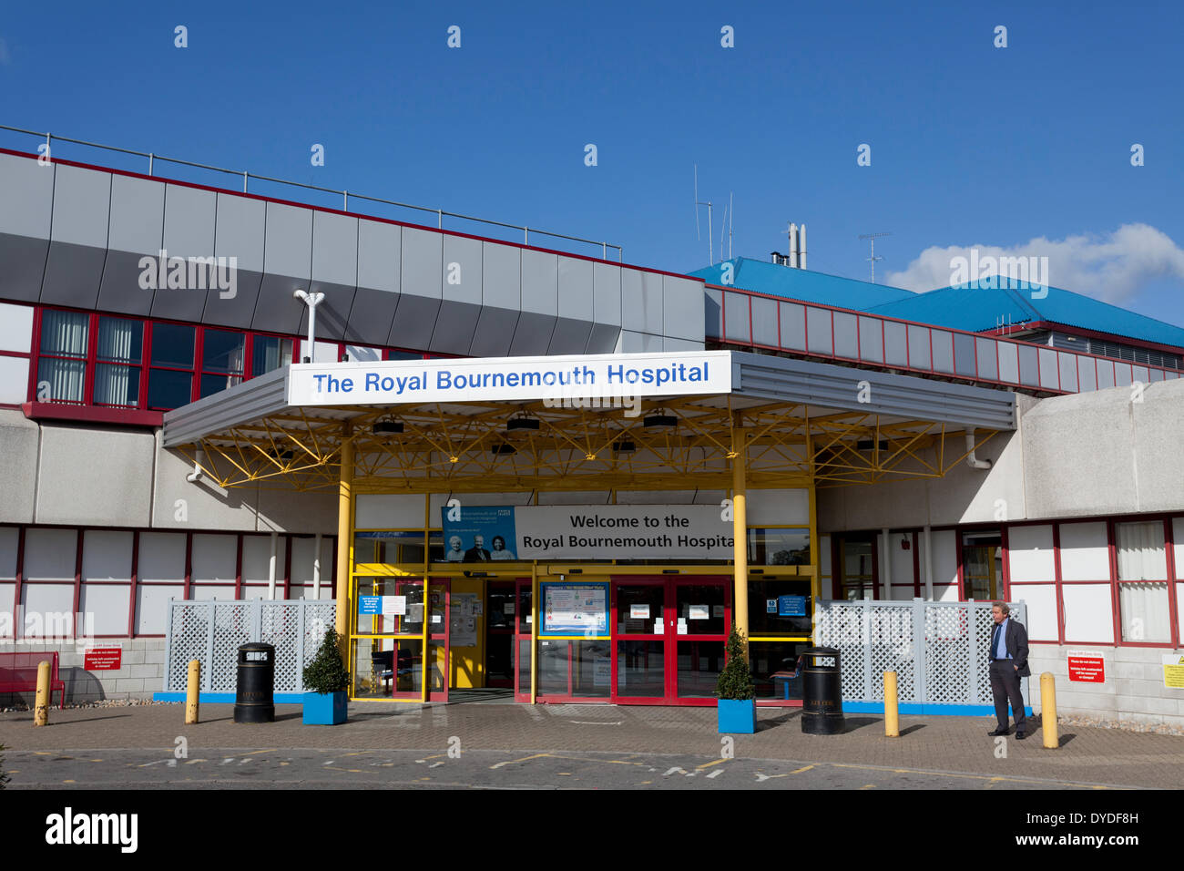 Royal Bournemouth Hospital main entrance Stock Photo Alamy