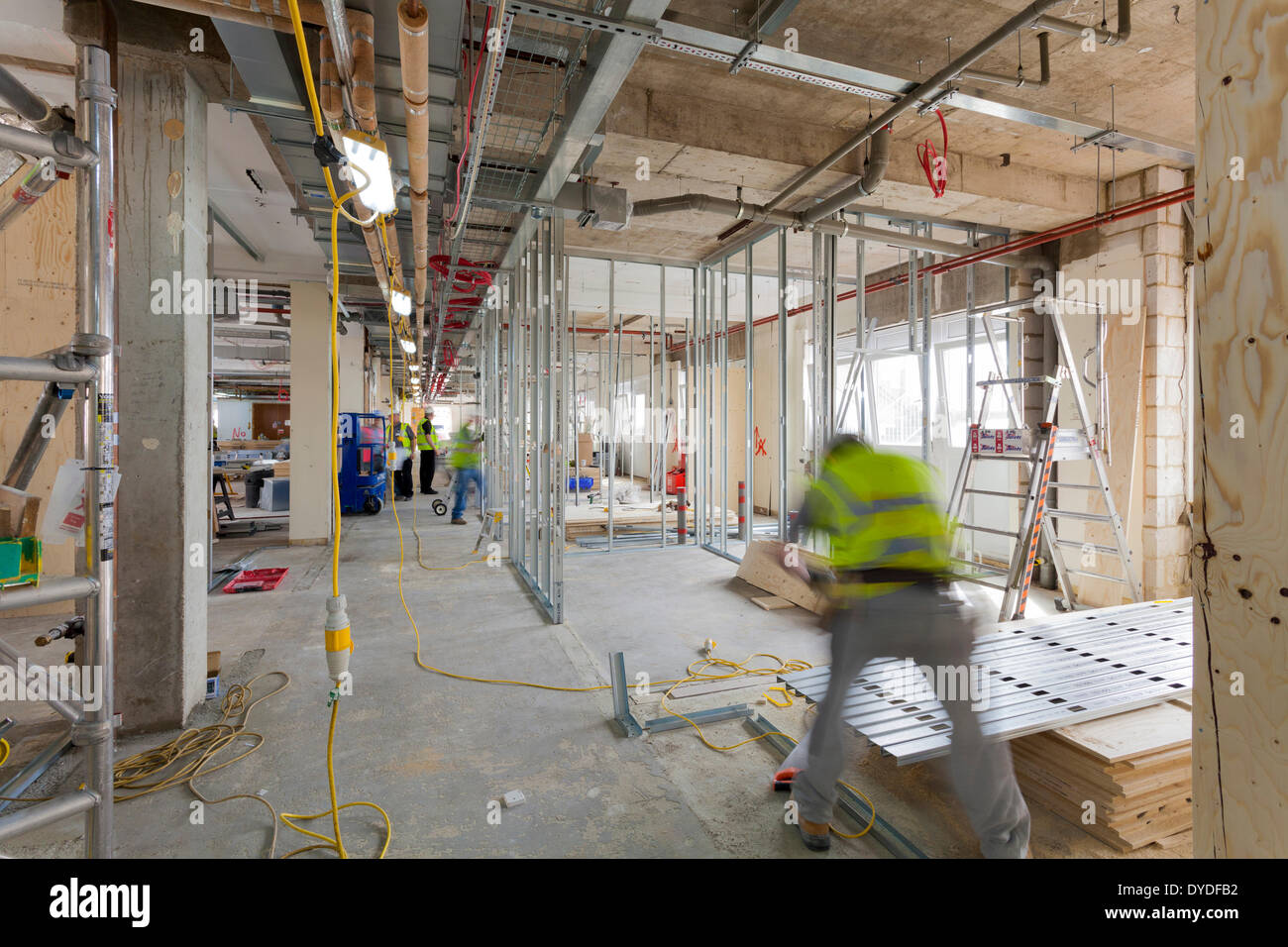 Interior construction workers hi-res stock photography and images - Alamy