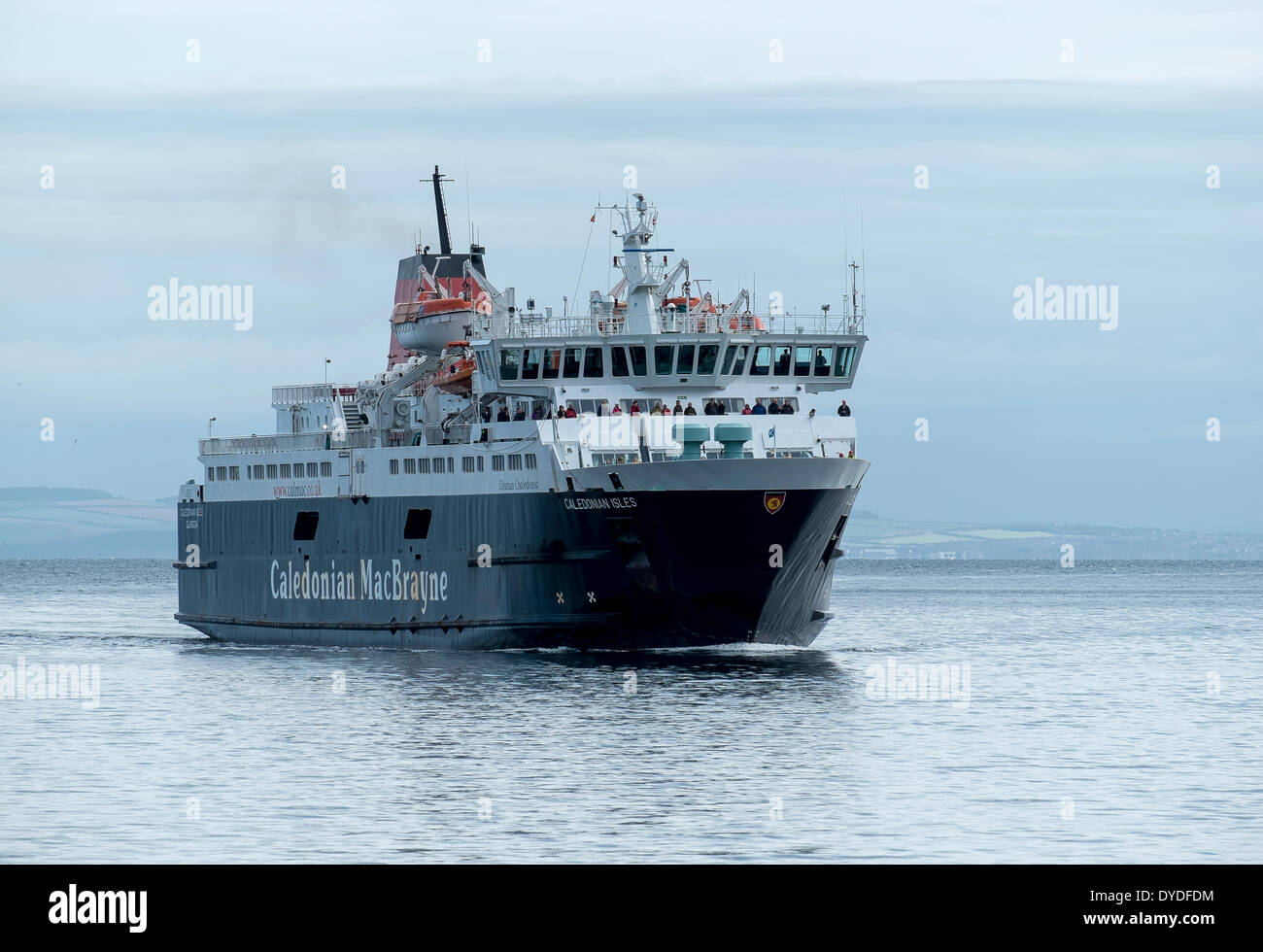 The Isle of Arran ferry coming in to dock Stock Photo Alamy
