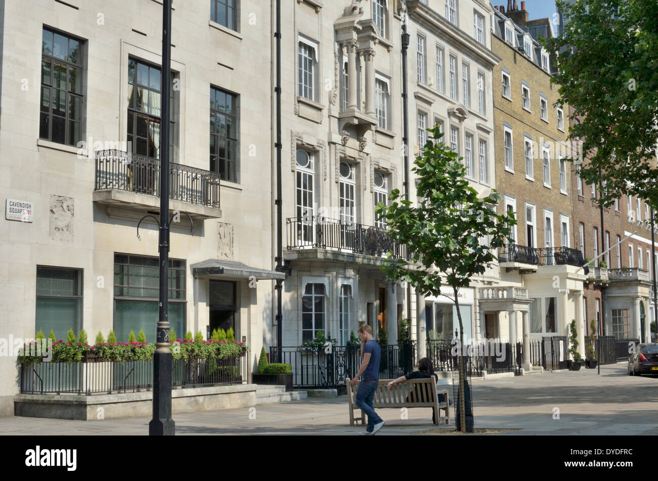 Cavendish Square in London Stock Photo Alamy