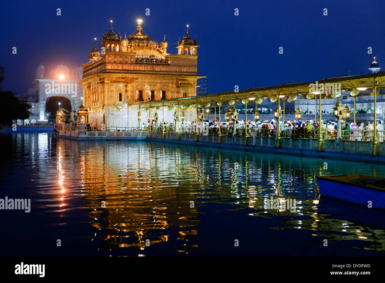 The Golden Temple in Amritsar. Stock Photo