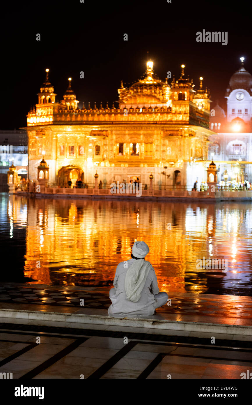 The Golden Temple at Amritsar. Stock Photo