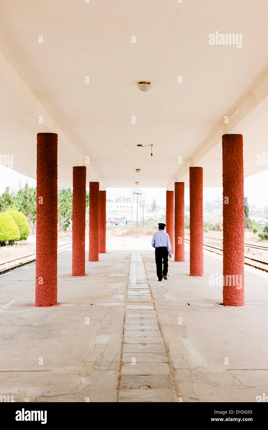 Da Lat railway station in Vietnam. Stock Photo