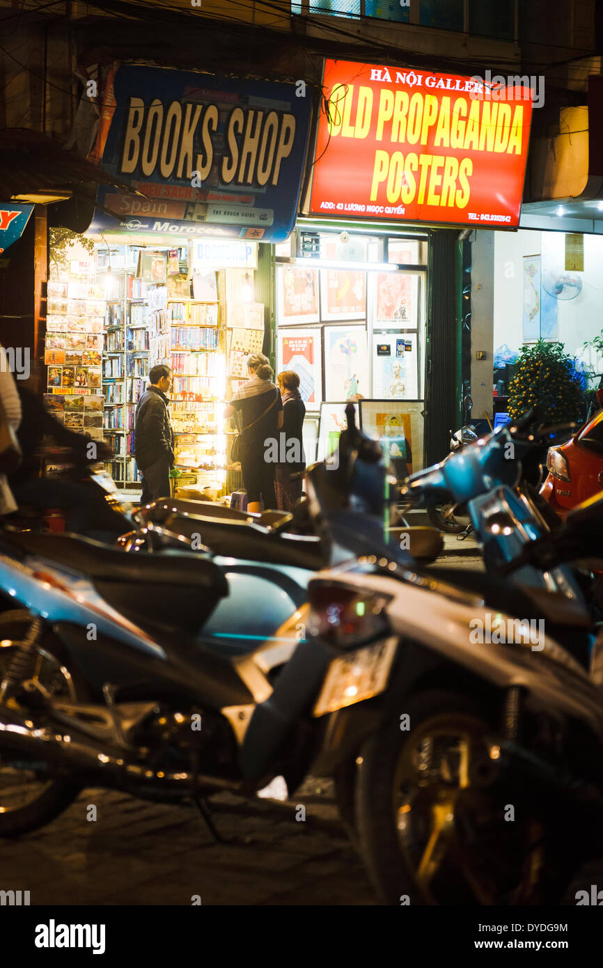 Hanoi nightlife. Stock Photo