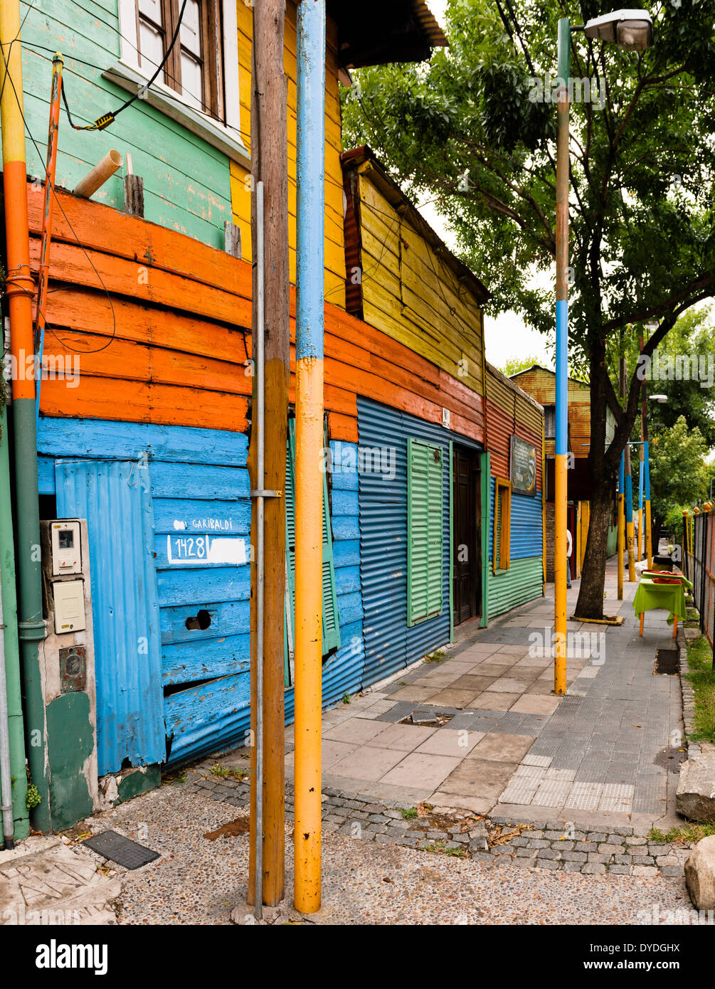 La Boca neighbourhood in Buenos Aires. Stock Photo