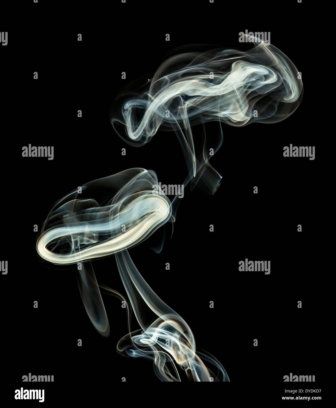 color abstract smoke isolated black background Stock Photo - Alamy