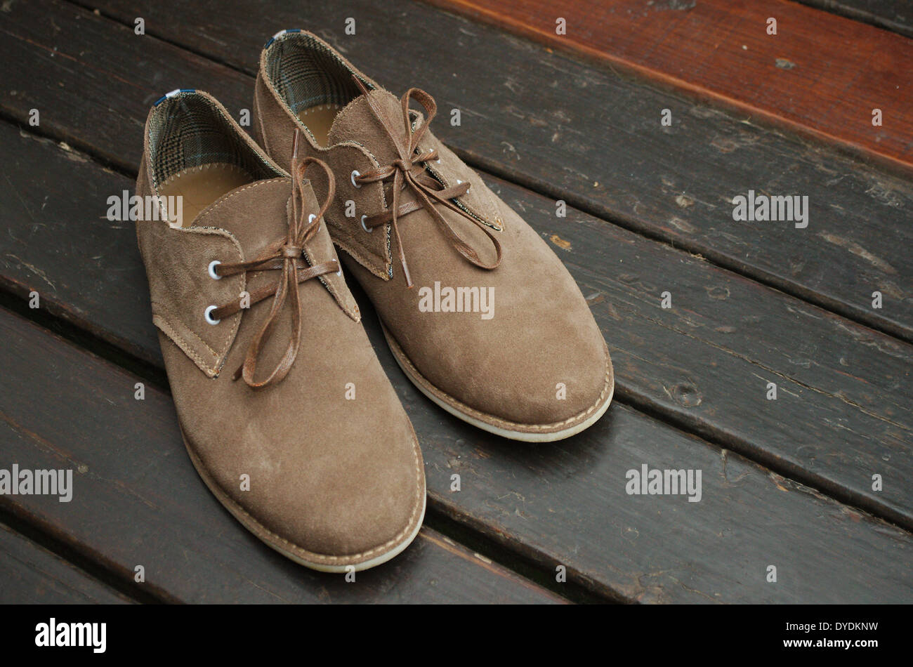 Traditional South African veldskoen or vellies Stock Photo 68527701