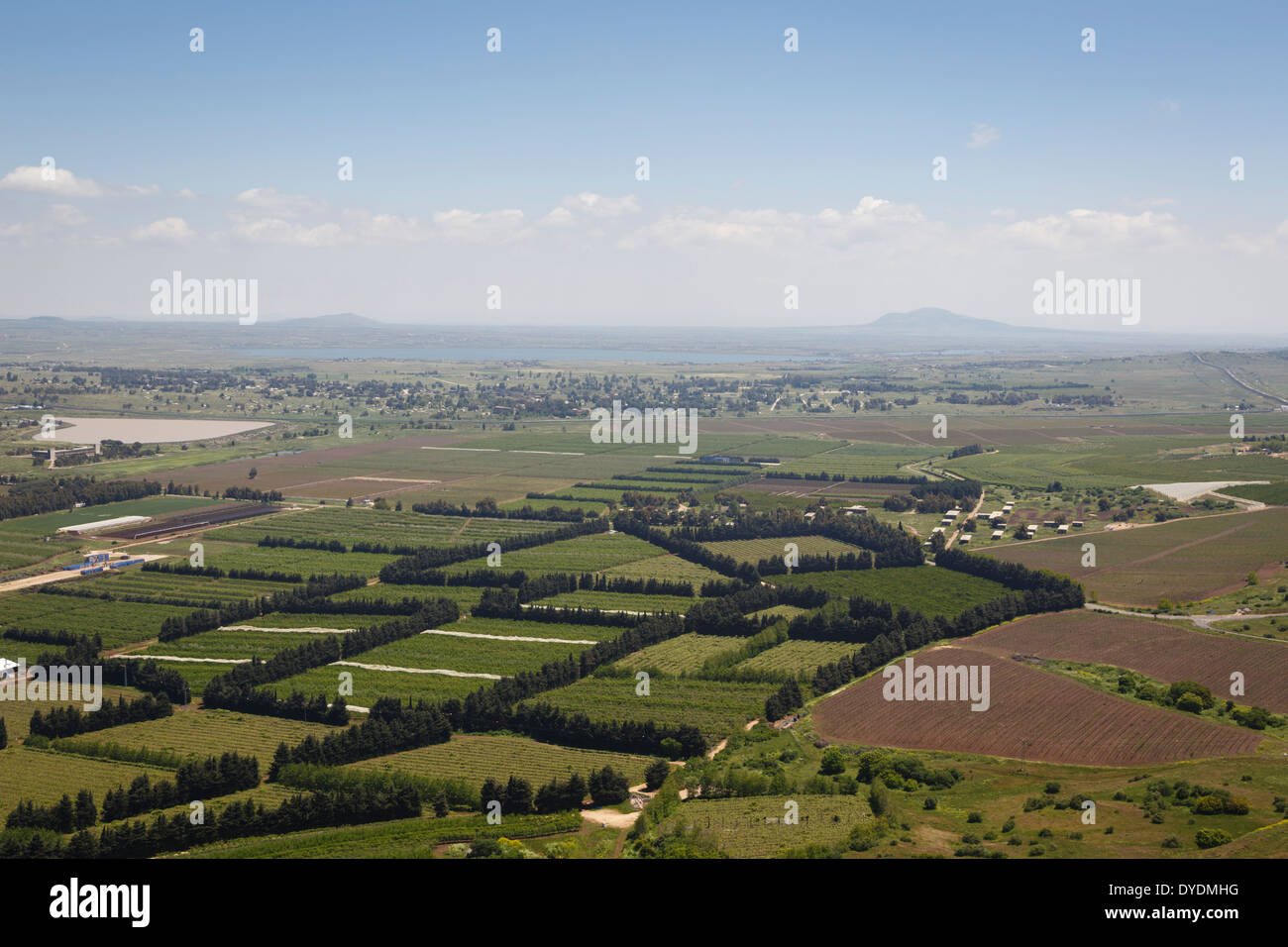 Views seen from Bental mountain, Golan Heights, Israel Stock Photo - Alamy