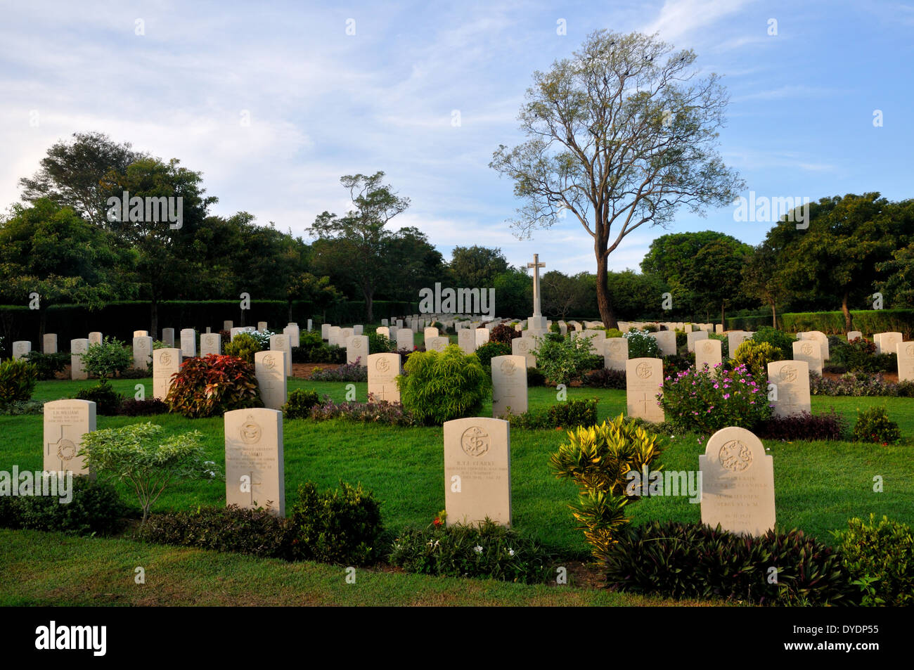 Trincomalee War Cemetery, Sri Lanka Stock Photo