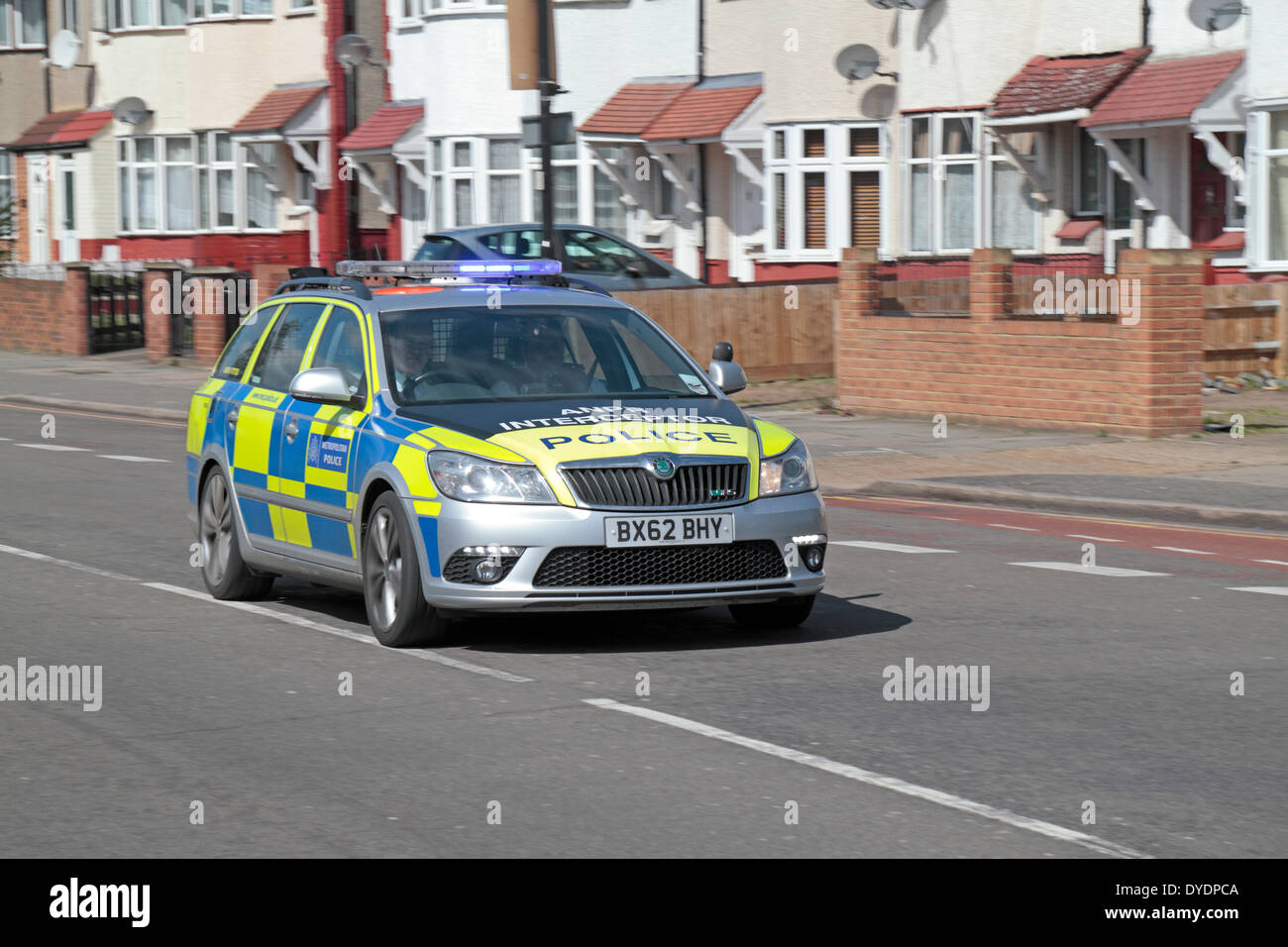 A Metropolitan Police ANPR (Automatic number plate recognition) car
