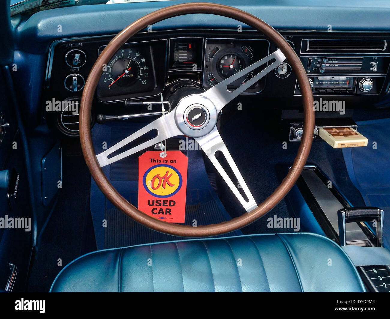 1972 Chevy Camaro Convertible Interior Stock Photo 68530004