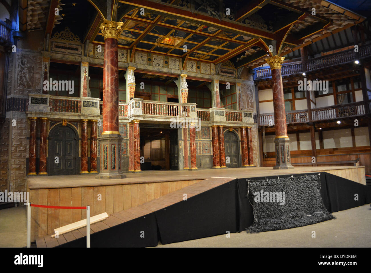 Shakespeare Globe Theatre, London, England Stock Photo