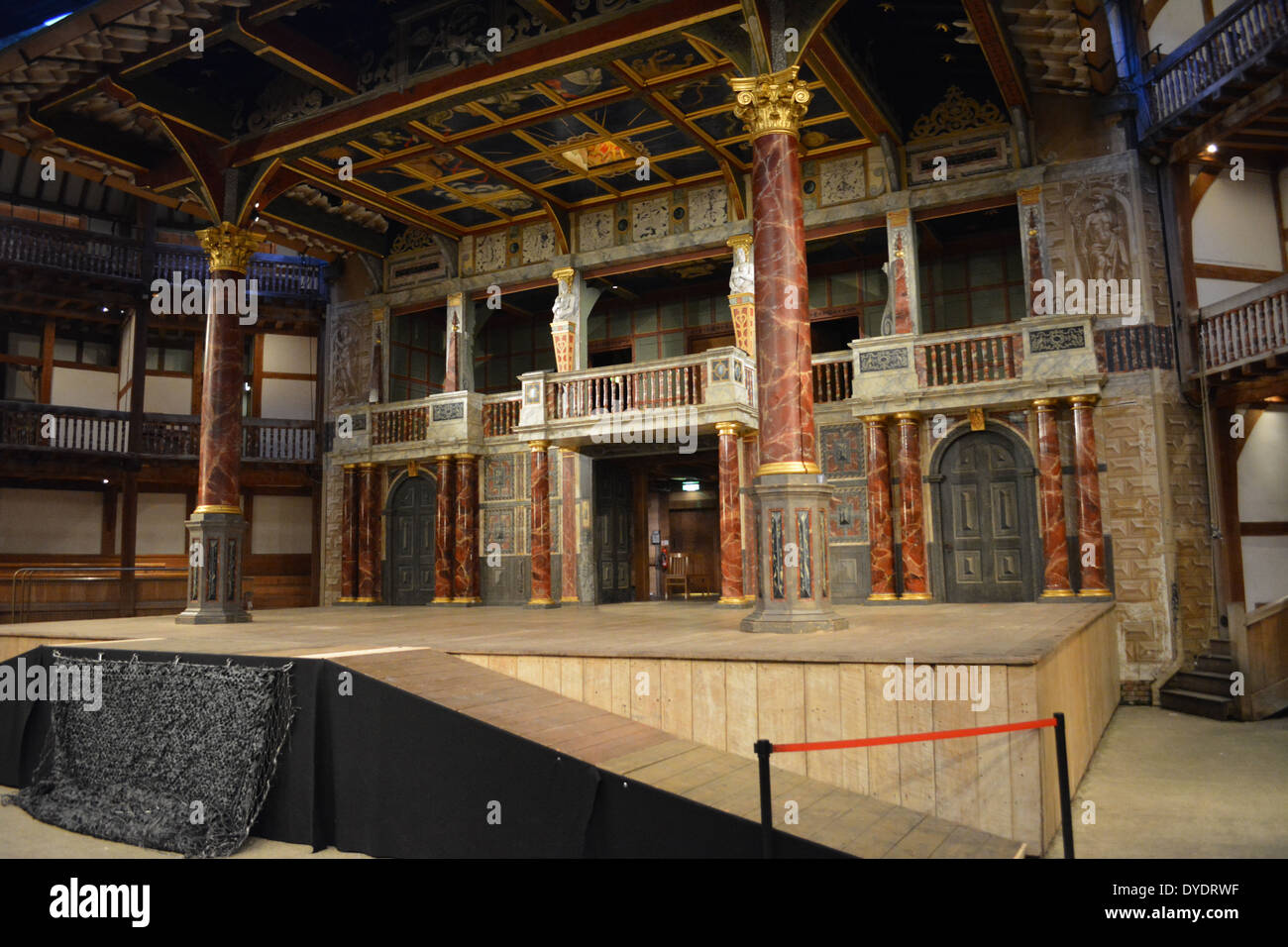Shakespeare Globe Theatre, London, England Stock Photo
