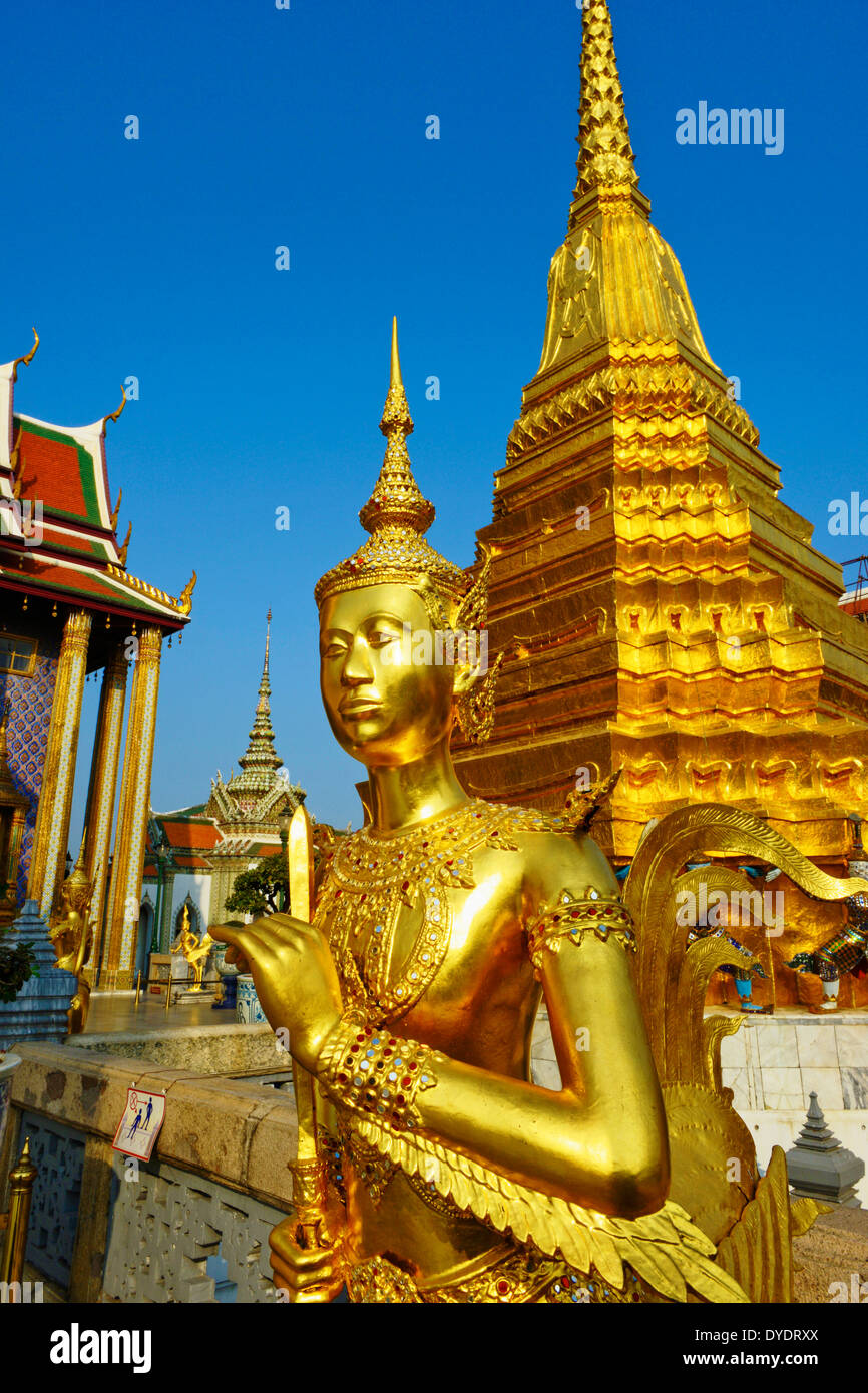 Thailand, Bangkok, Wat Phra Kaew inside the Royal Palace Stock Photo