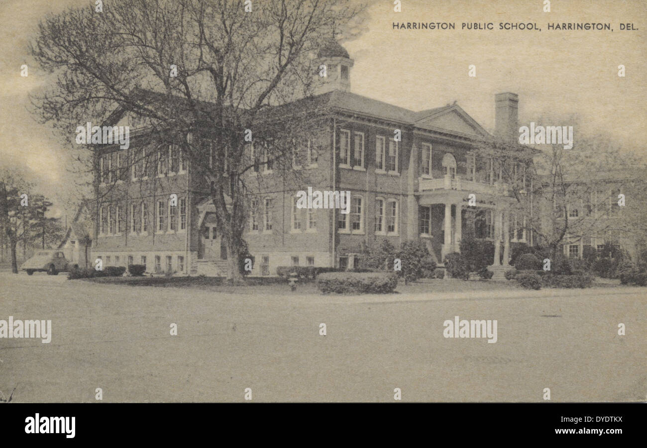 Harrington Public School, Harrington, Del Stock Photo Alamy