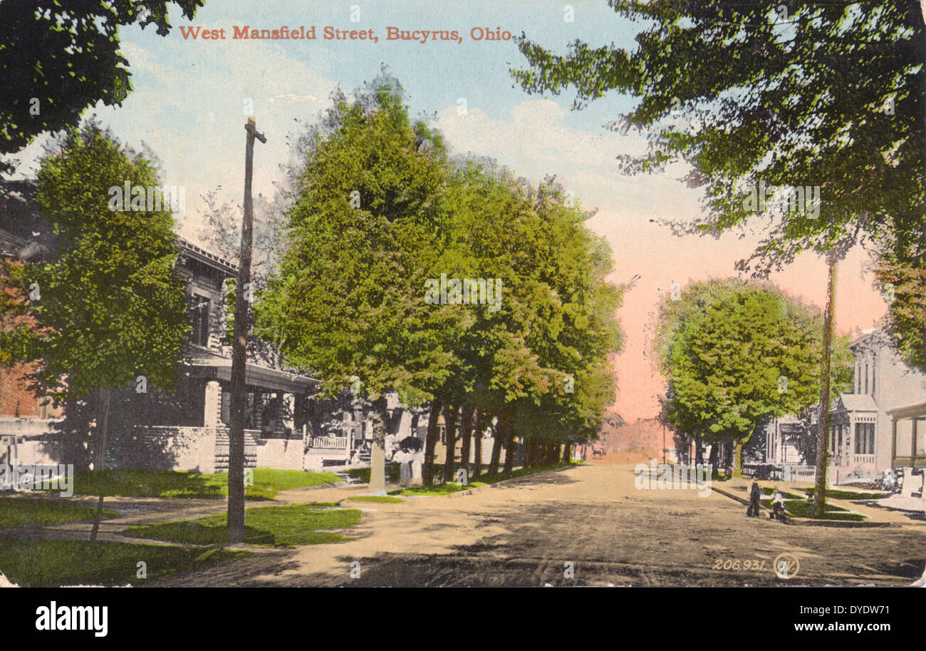 West Mansfield Street, Bucyrus, Ohio Stock Photo Alamy