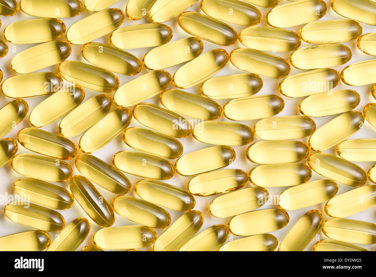 Cod liver oil. Gel capsules background Stock Photo Alamy