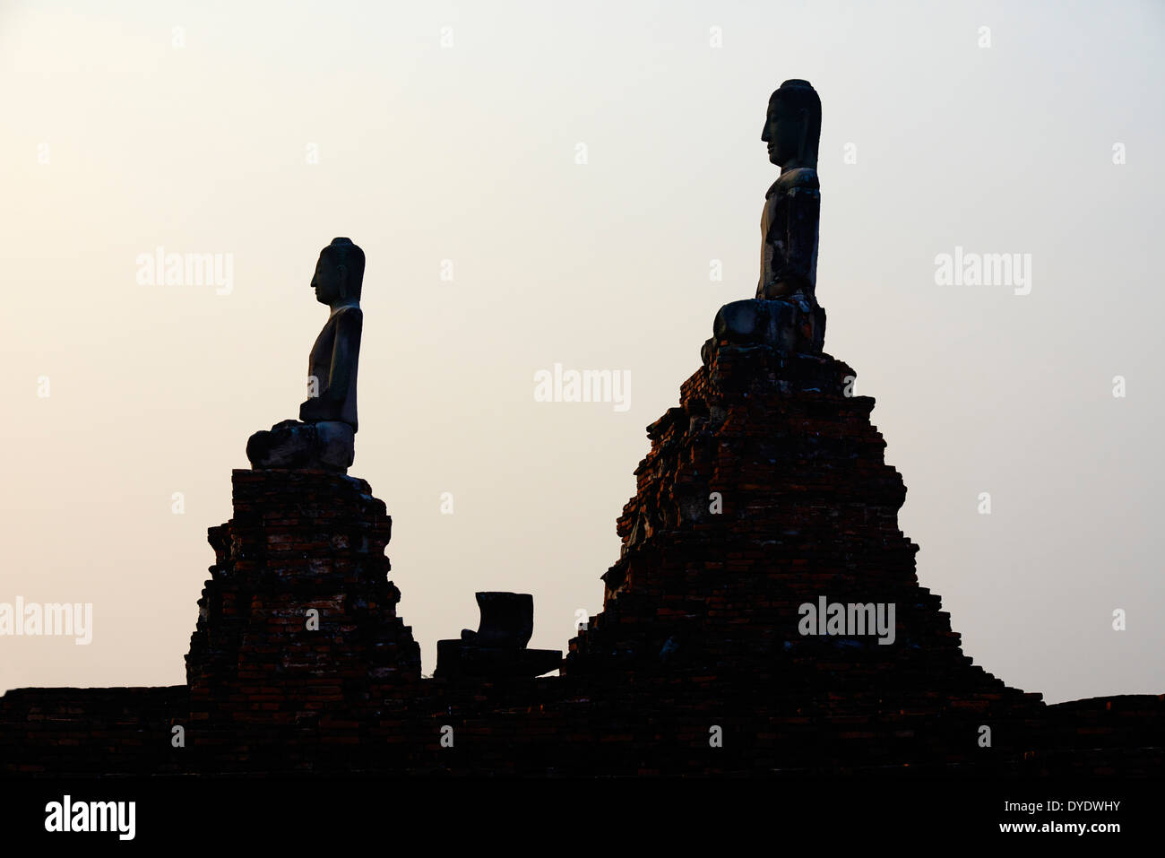 Thailand, Ayutthaya, Ayutthaya Historical Park, Wat Chai Wattanaram Stock Photo