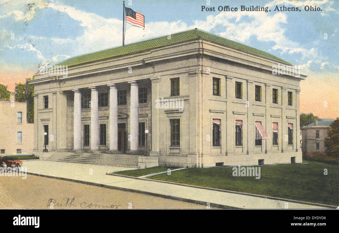Post Office Building, Athens, Ohio Stock Photo Alamy