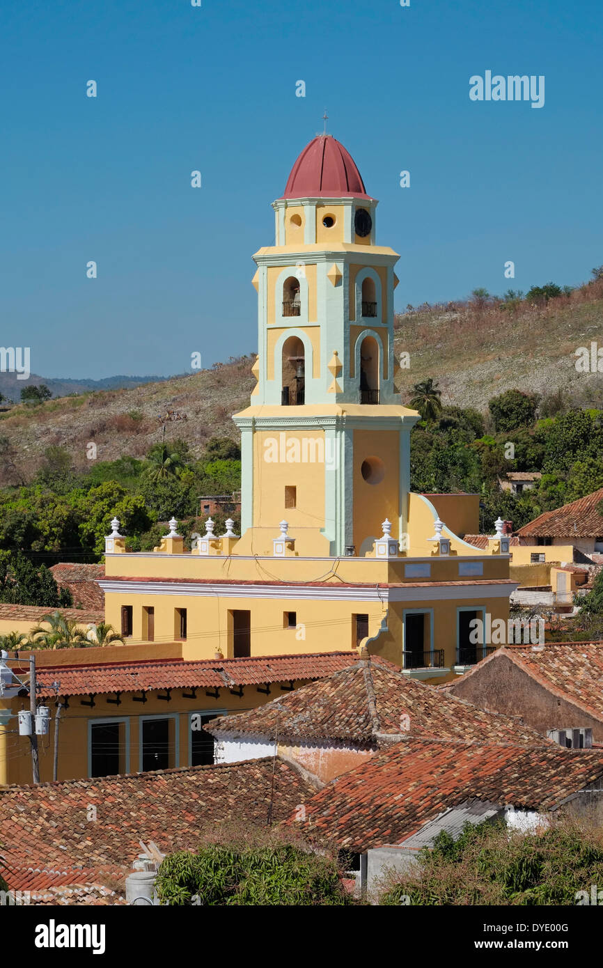 The Iglesia y Convento de San Francisco (Convent of Saint Francis of Assisi), Trinidad, Cuba. Stock Photo