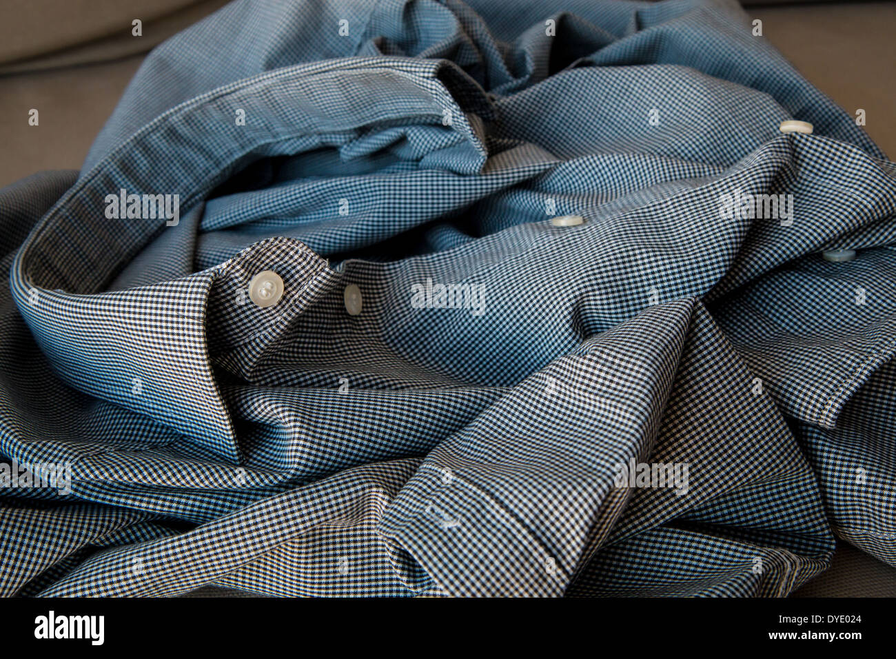 Crumpled shirt Stock Photo