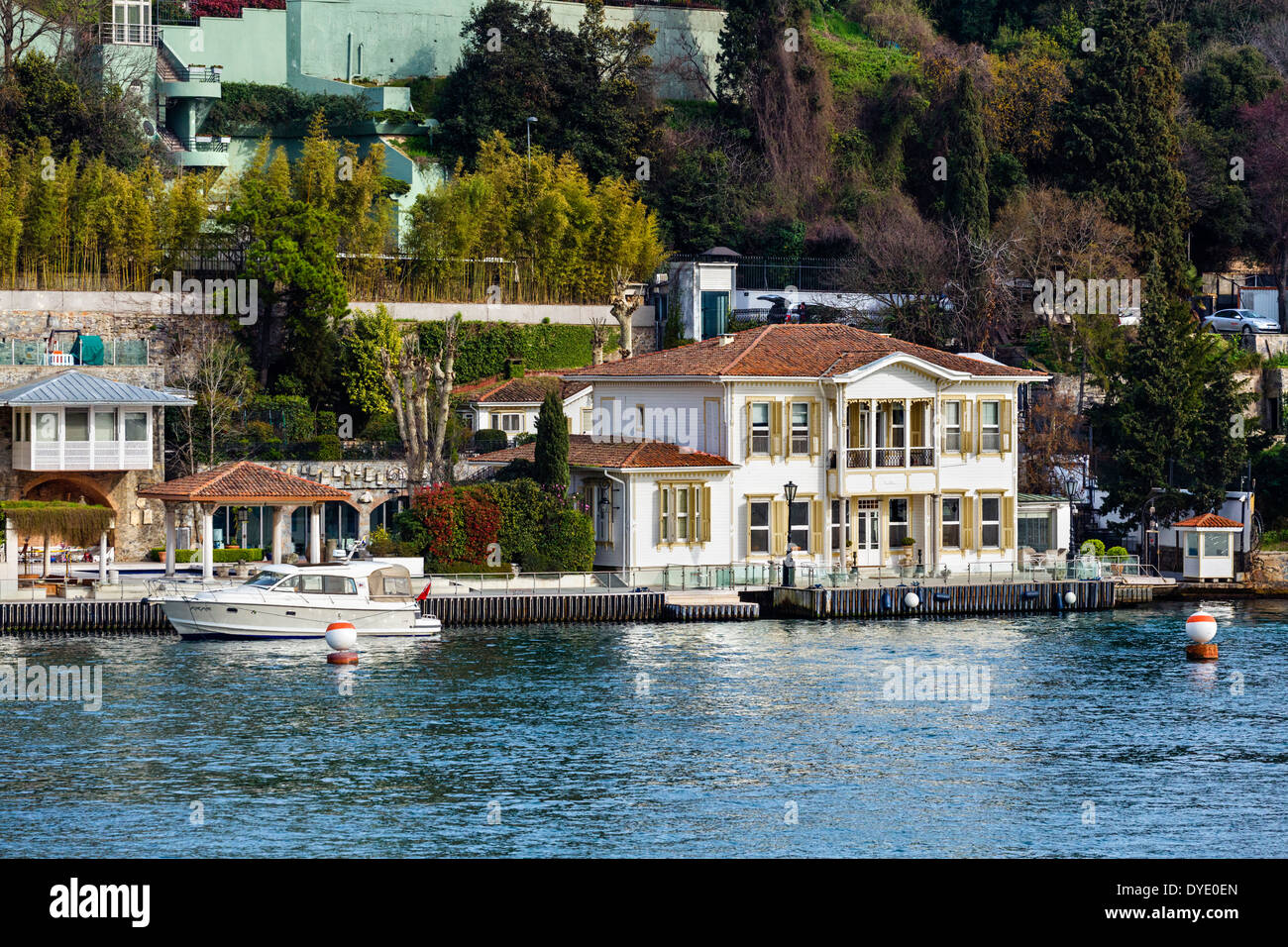 Yali (exclusive waterfront mansion) on the Asian shore of the Bosphorus