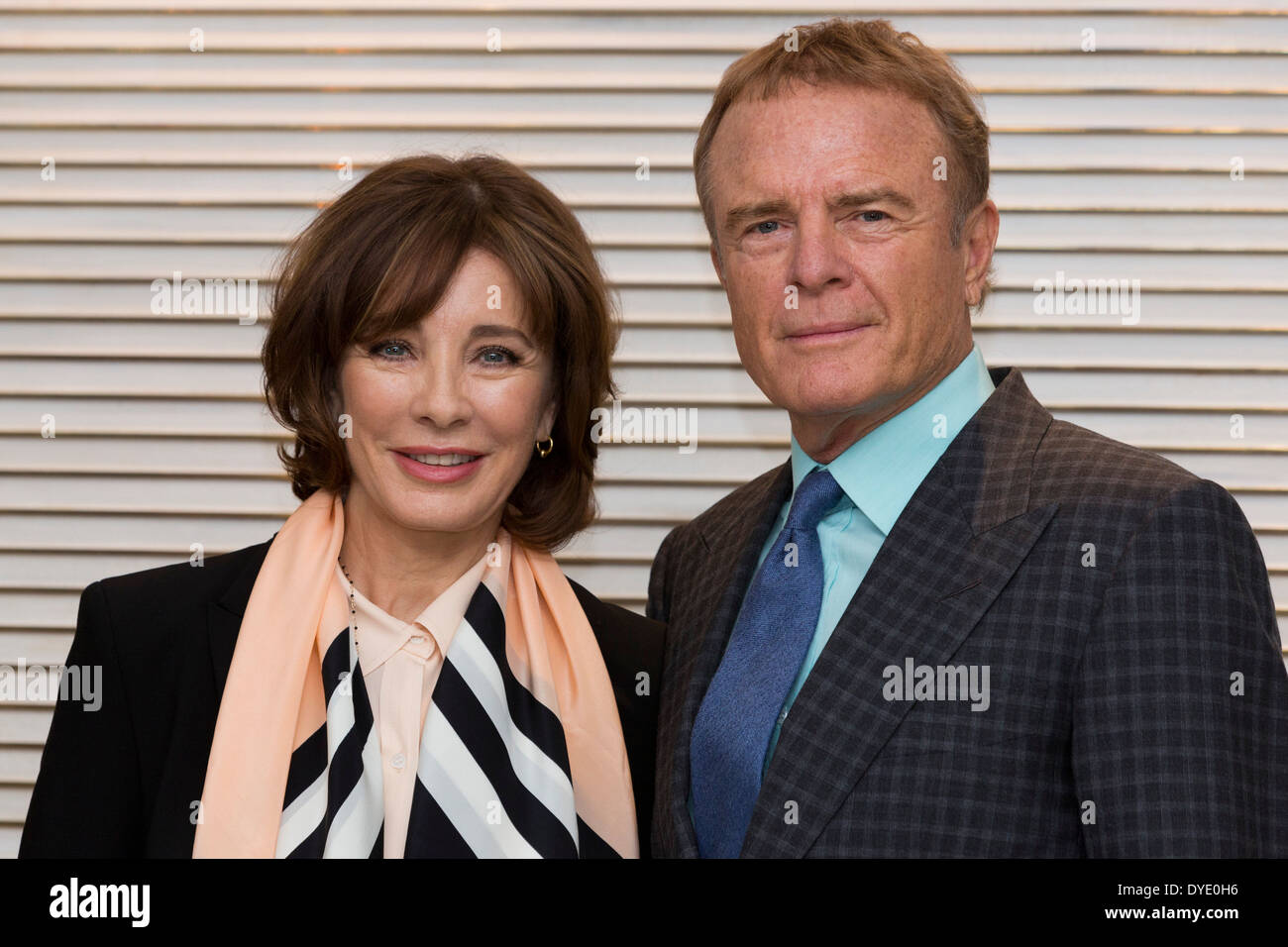 American actress Anne Archer poses with her husband Terry Jastrow Stock