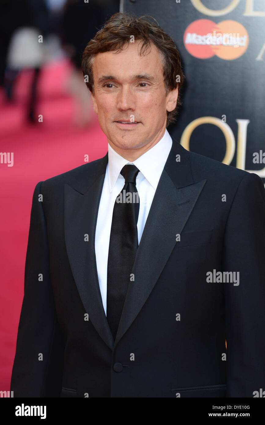 LONDON, ENGLAND - APRIL 13: Ben Miles attends the Laurence Olivier Awards at The Royal Opera House on April 13, 2014 in London, England. (Photo by See Li) Stock Photo