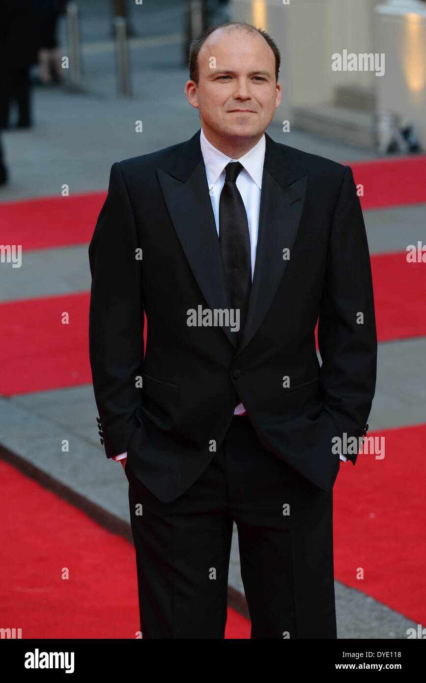 LONDON, ENGLAND - APRIL 13: Rory Kinnear attends the Laurence Olivier Awards at The Royal Opera House on April 13, 2014 in London, England. (Photo by See Li) Stock Photo