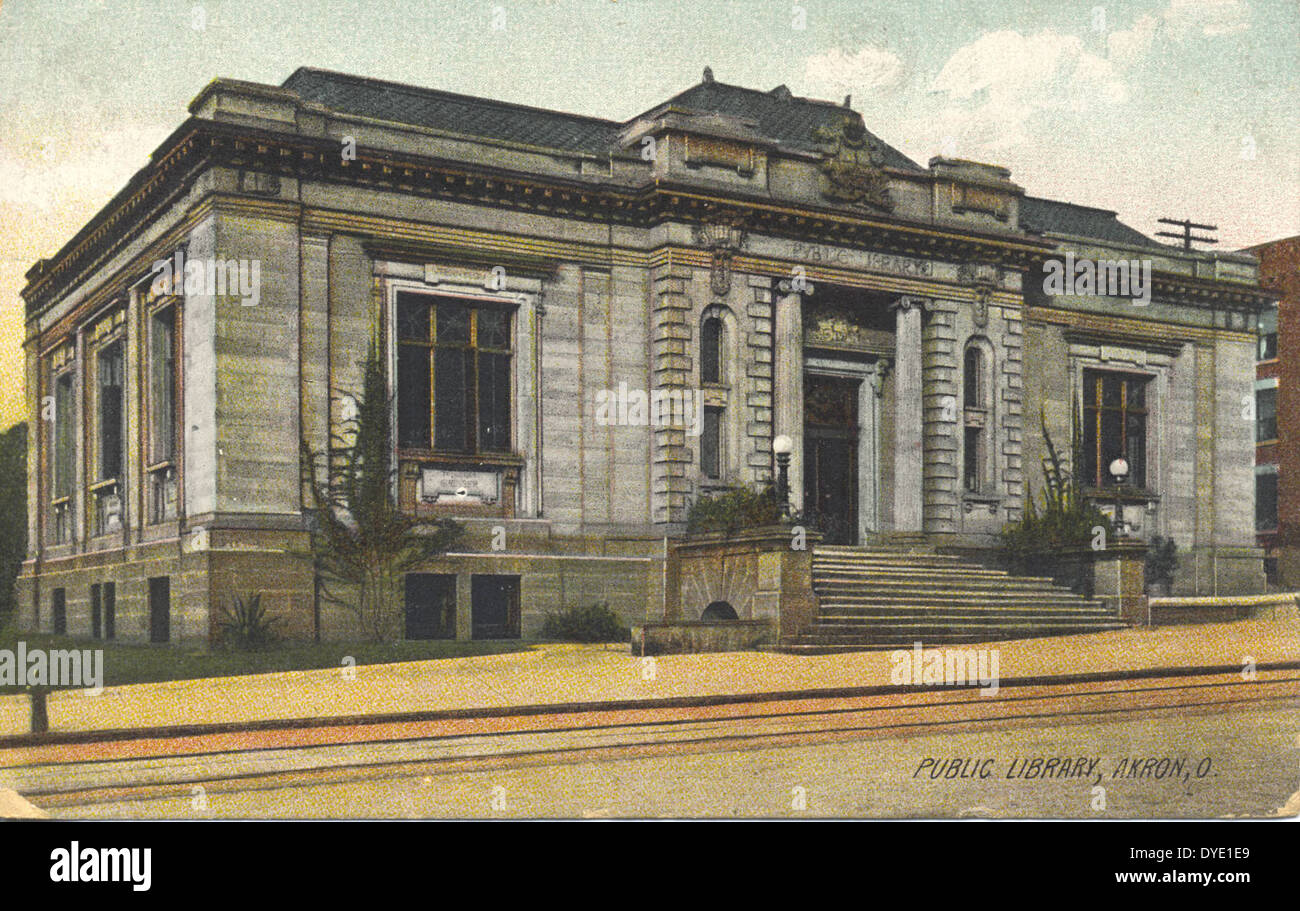 Buildings the library akron hires stock photography and images Alamy