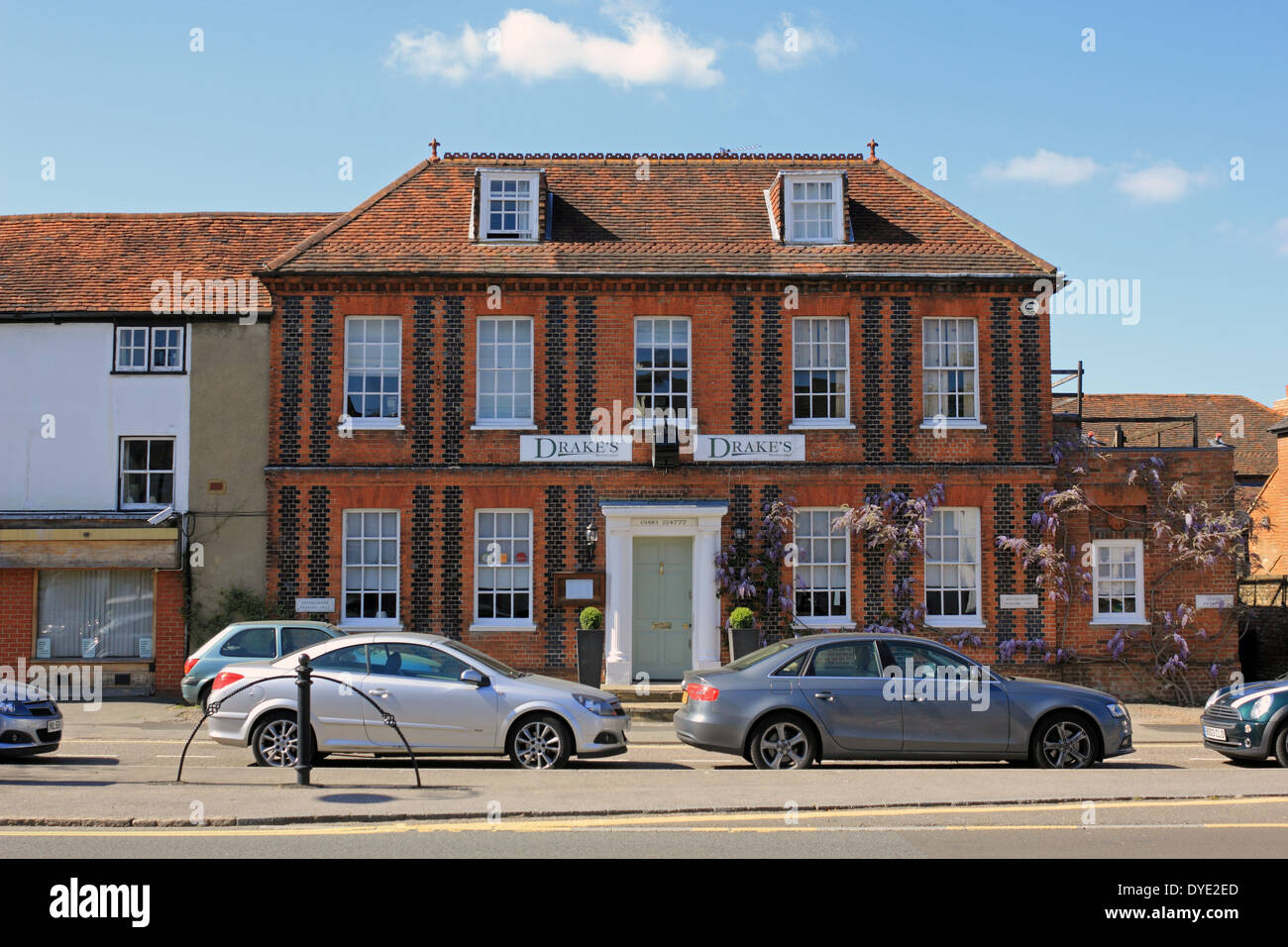Drakes restaurant in the High Street at Ripley Surrey England UK Stock
