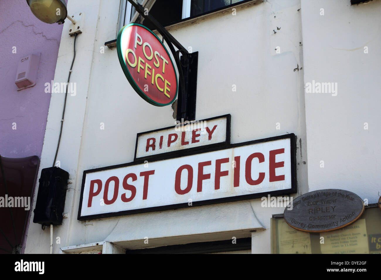The Post Office in the High Street at Ripley Surrey England UK Stock