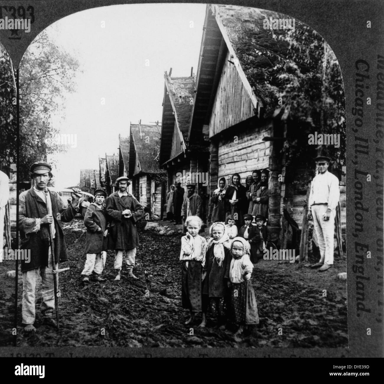 Peasants in Rural Village, Russia, circa 1900 Stock Photo 68536761 Alamy