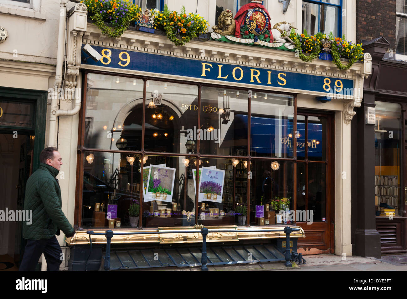 Floris, perfumier, Jermyn Street, London, UK. Oldest sellers of