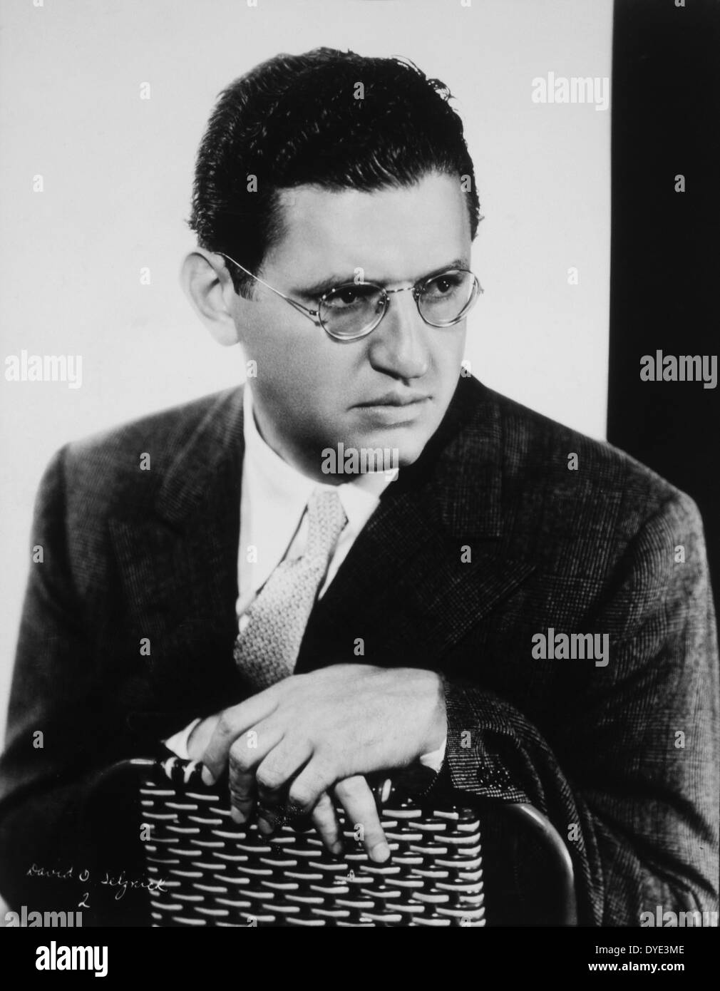 David O. Selznick (1902-1965), American Producer and Film Executive, Portrait, circa 1930's Stock Photo