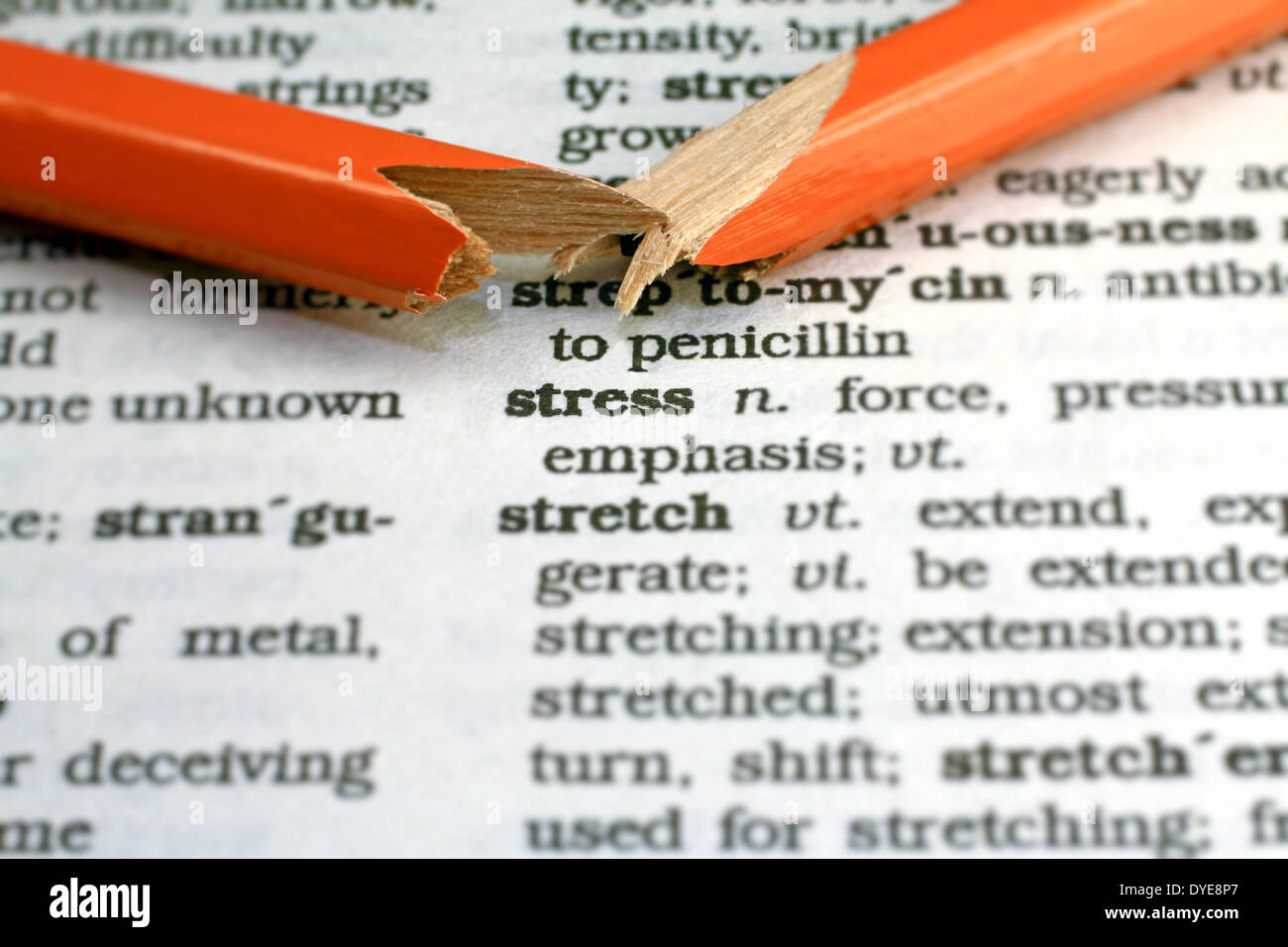 Stress definition High Resolution Stock Photography and Images - Alamy