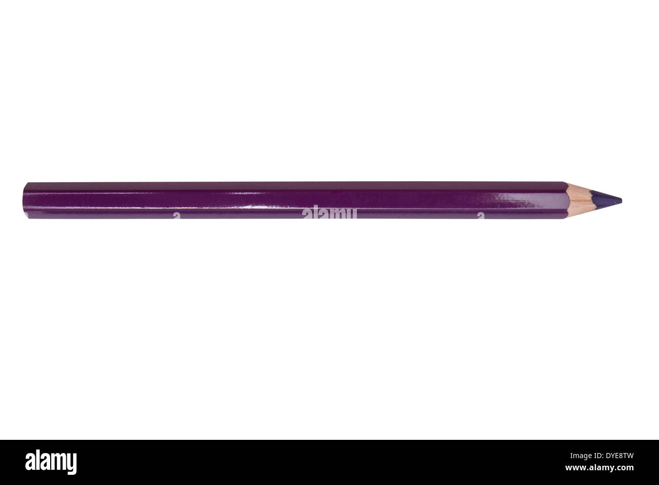 color pencil isolated on white background Stock Photo - Alamy