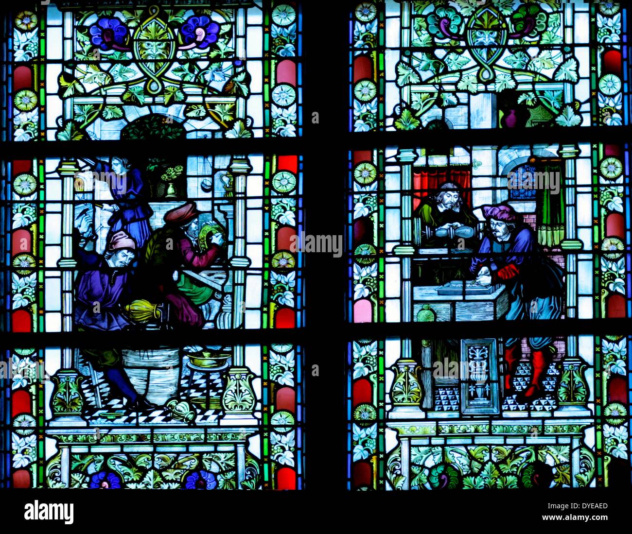 In Stained Glass Window At The Rijks Museum In Amsterdam Hi Res Stock Photography And Images Alamy